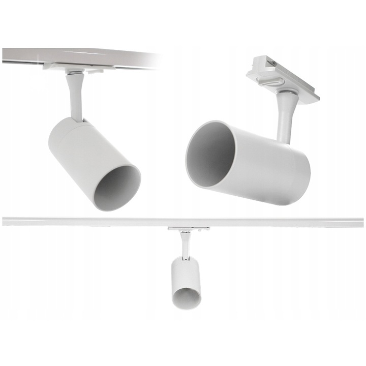 Decorya 5 db-os fehér GU10 spotlámpa készlet, 100 cm