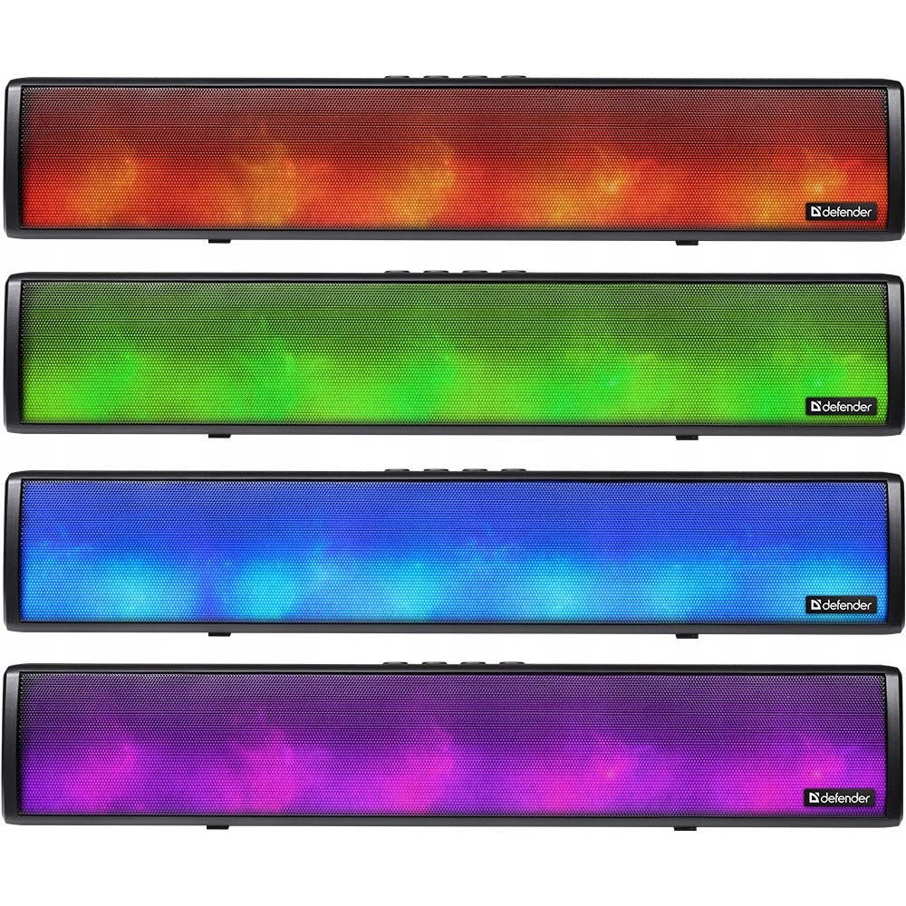 Soundbar Defender Z8, 10W, Bluetooth 5.3, LED, 8.80x7.20x40cm, Negru