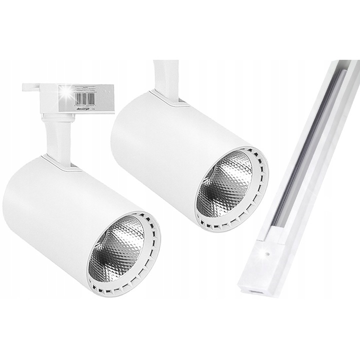 2 reflektor készlet, DecoRYA, 30W, fehér, 1m