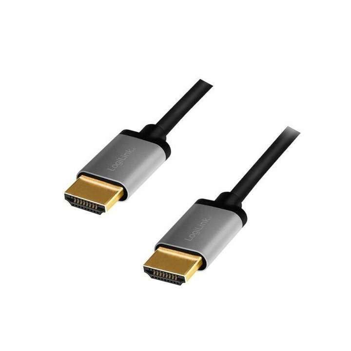HDMI кабел 4K/60 Hz, 5м, черно-сив, LogiLink, алуминий
