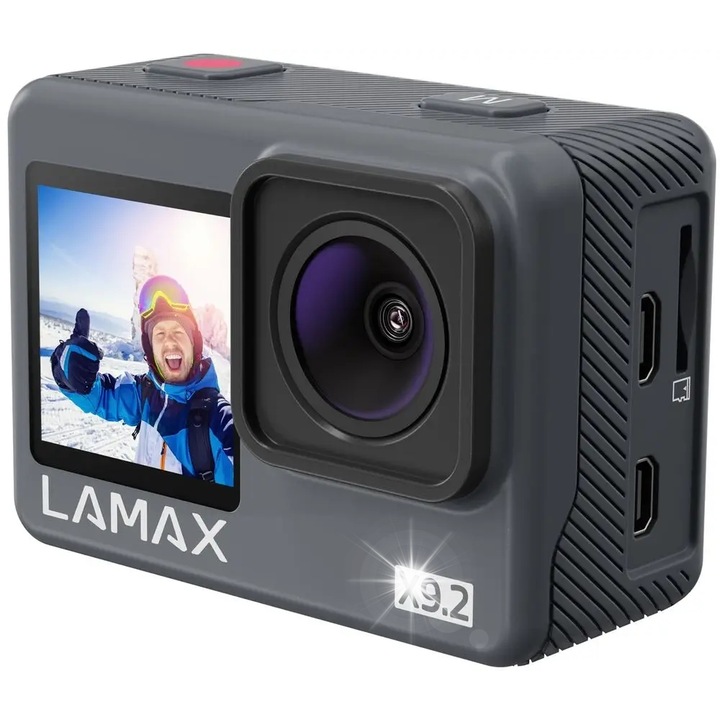 Камера видео спорт Lamax X9.2, 4K, 16MP, 120 fps, черна, 2"