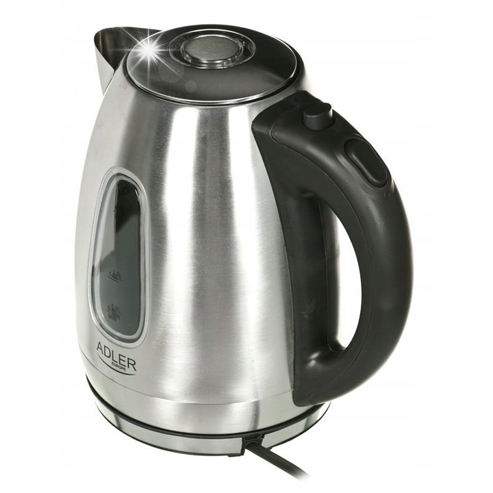 Fierbator electric Lafe Elegant Black, 1,8L, 1800W, Cool touch, 360° baza