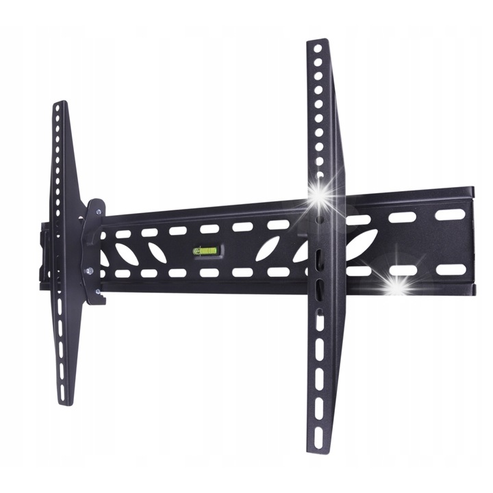 Стойка за телевизор за стена, Cabletech, модел UCH0121, 37"-70", черна, капацитет 50 кг