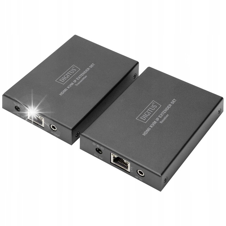 Extender HDMI KVM Digitus, 150 m, Full HD, 1x HDMI, 1x RJ45