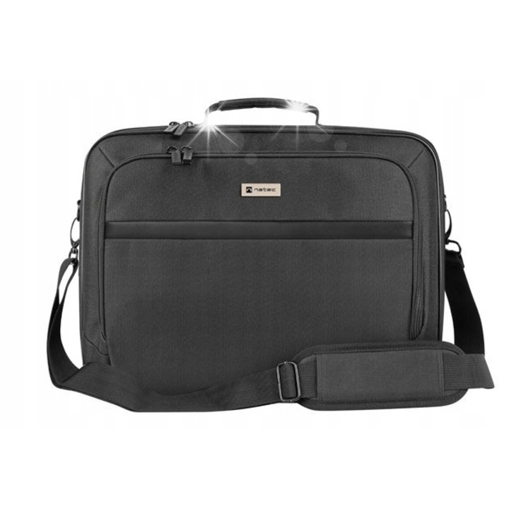 Natec laptoptáska, 15,6", fekete, 410x65x305 mm
