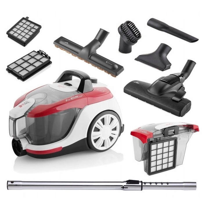 Прахосмукачка ETA Salvet, без торбичка, 700W, HEPA филтър, 2.2л, комплект с аксесоари