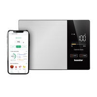 Cantar de bucatarie inteligent Booster Review SmartSense, analiza calorii si indici nutritionali, suport lichide, suprafata inox
