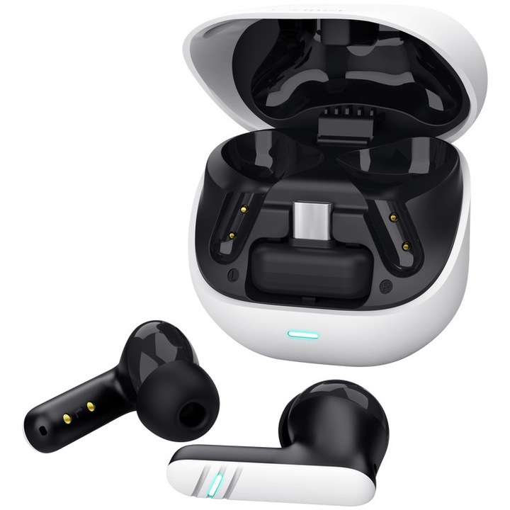 Безжични слушалки Gaming Trust GXT OXXIE, Bluetooth, ENC noise-cancelling, Съвместими с PC, PlayStation, Switch, USB-C