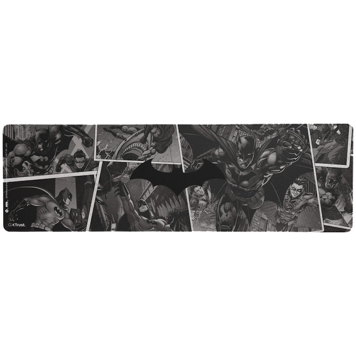 Mousepad Trust, GXT759BM Mousepad XXL – Batman, suprafata antiderapanta, 900x300mm, multicolor