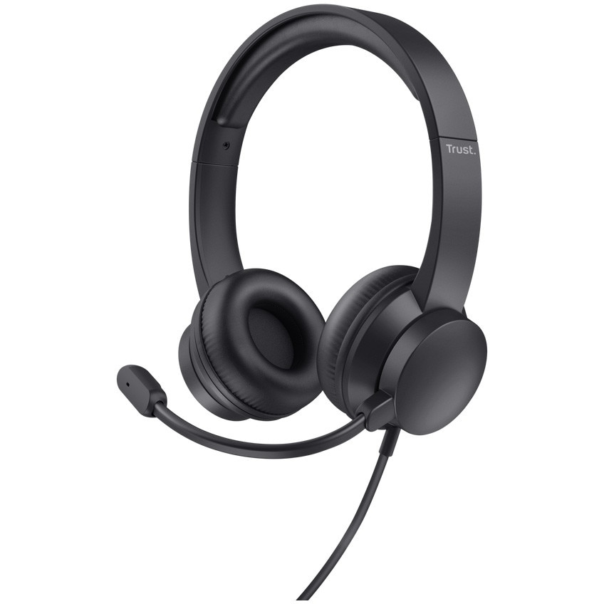 Casti cu fir Roha II PC, negru