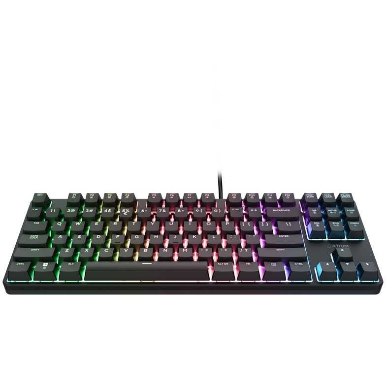Tastatura Gaming Mecanica TKL Trust GXT864 CADA, switch tactile