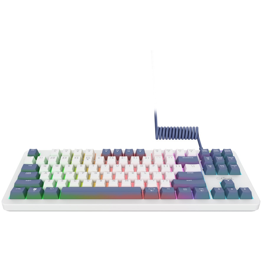 Tastatura mecanica cu fir GXTrust 872 Xyra TKL, 80%, iluminare din