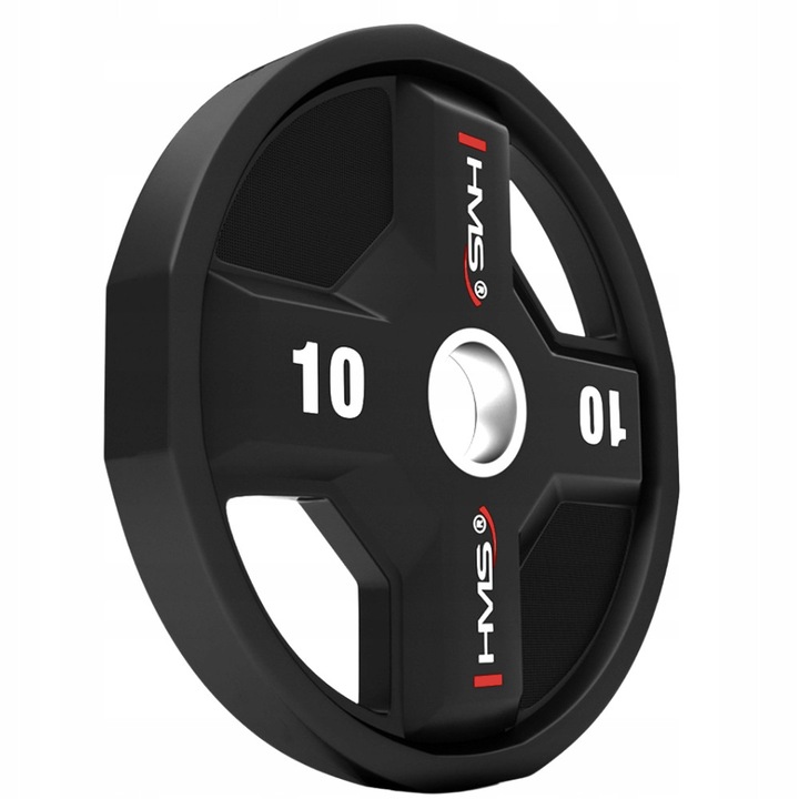 Olimpiai tárcsa, TPC10, 10 kg, fekete, 40 mm x 317 mm