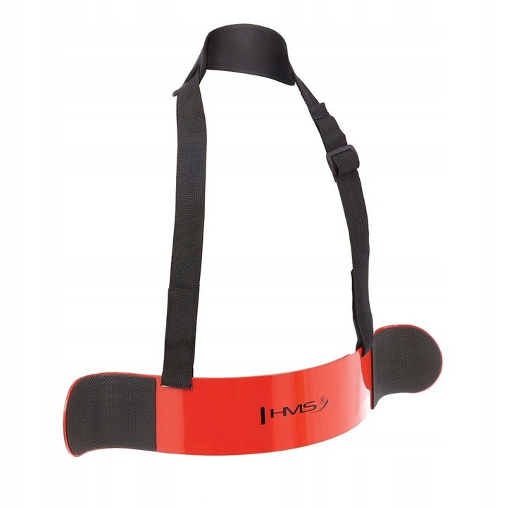 ABX02 Тренажор за бицепс HMS, фитнес аксесоари, алуминий, неопрен, 570x100 мм