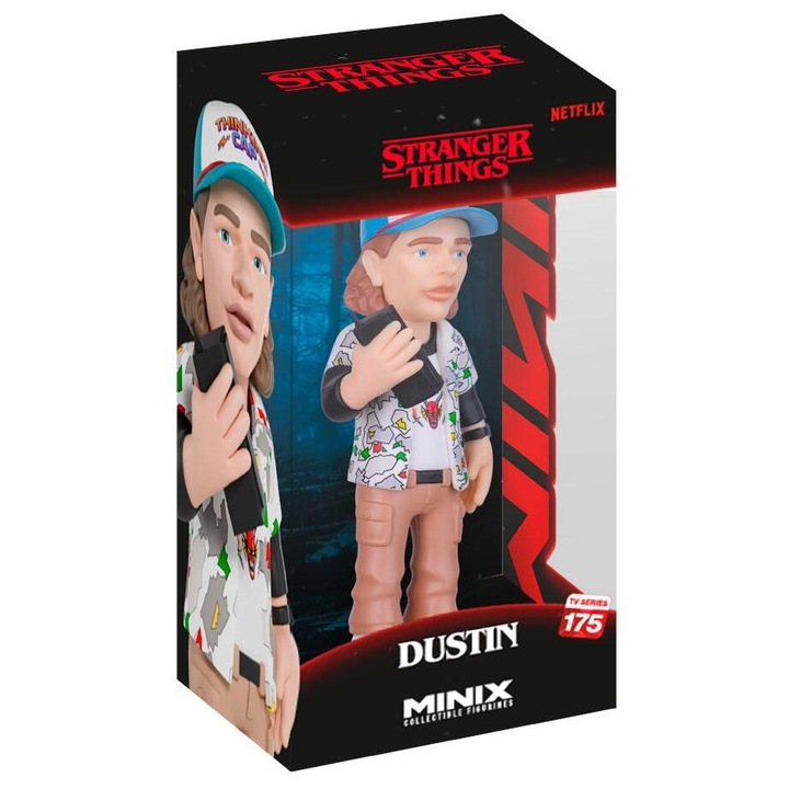 Figurina MINIX Stranger Things Dustin, 15cm, multicolor