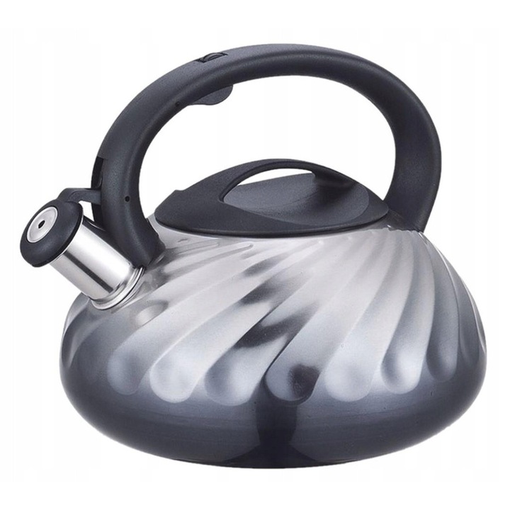 Чайник от неръждаема стомана Maestro MR1321-GREY, 3 литра, сив, с капацитет 3 литра, за всички видове котлони