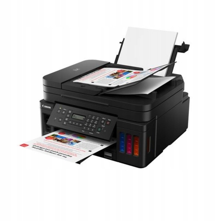 Imprimanta multifunctionala color Canon G7045 MegaTank, WiFi, ADF, duplex, negru