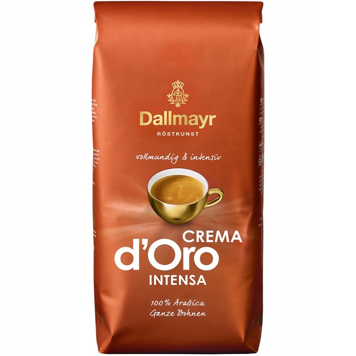 Cafea boabe Dallmayr Crema D'Oro Intensa 1000g, 100% Arabica