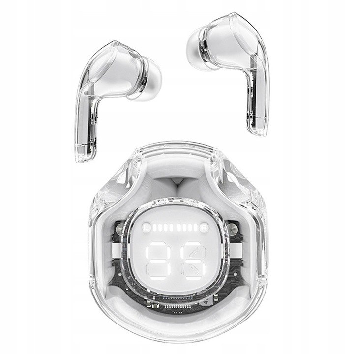 Casti Wireless Acefast T8, Bluetooth 5.3, impermeabile IPX4, 6h autonomie