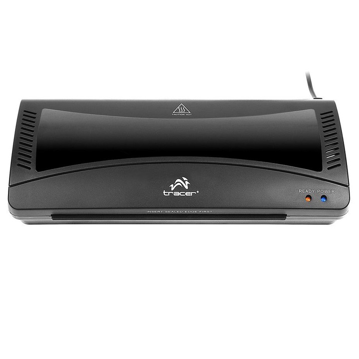 Laminator Tracer TRL-A4, negru, 220mm, 125mic