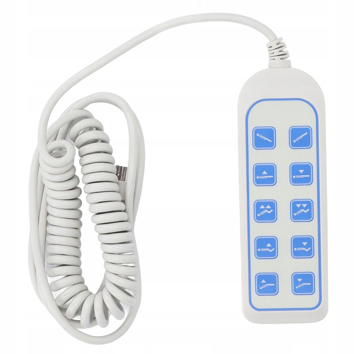 Ръчен контролер за електрически легла, модел SK-04-5, IP66, 2 бутона, бял