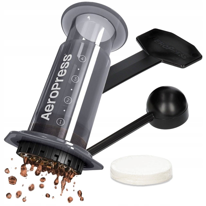 Aeropress, set de preparare cafea, 100 filtre, 250ml, USA