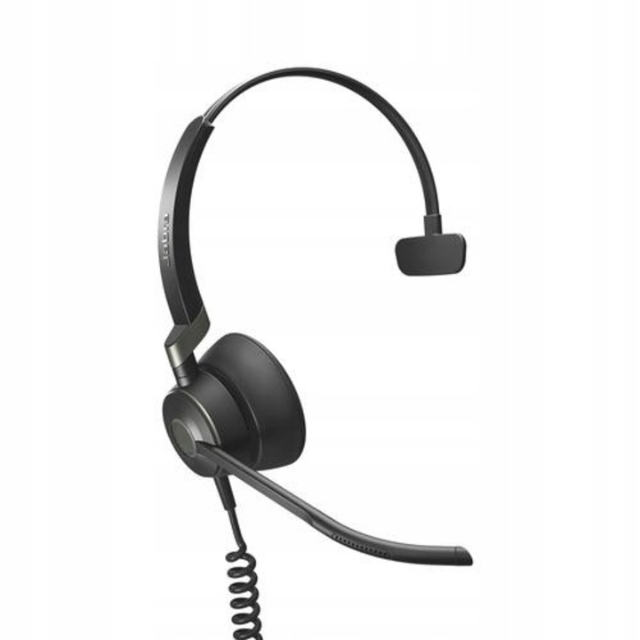 Слушалки за компютър Jabra Engage 50, с 3 микрофона, 1,2 м кабел, черни