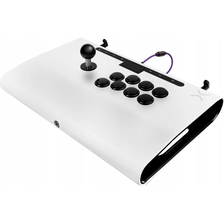 Stick de joc Victrix Pro FS, PS5, PS4, PC, alb, cu butoane Sanwa Denshi, joystick detasabil Link 2, set complet