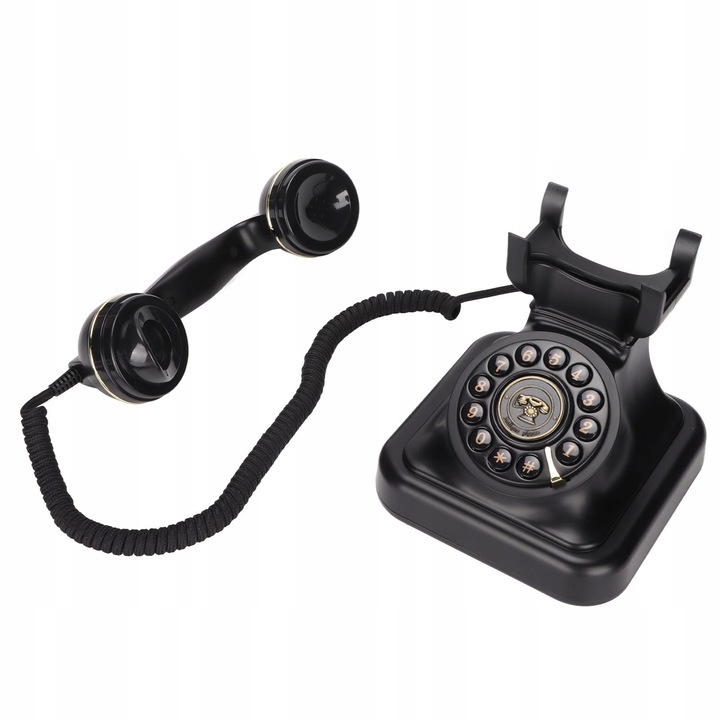 Telefon fix vintage elegant, 60s, ABS, pentru acasa, birou