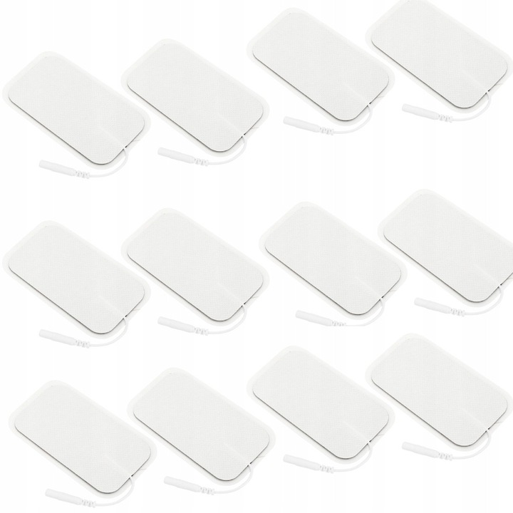Set 20 electrozi TENS, 5x9cm, niskoalergici, reutilizabili, pentru electrostimulator