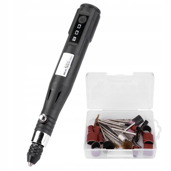 Mini slefuitor electric, 3682, 5000-15000R/min, 0,8 kg, set complet cu 32 accesorii, cablu USB