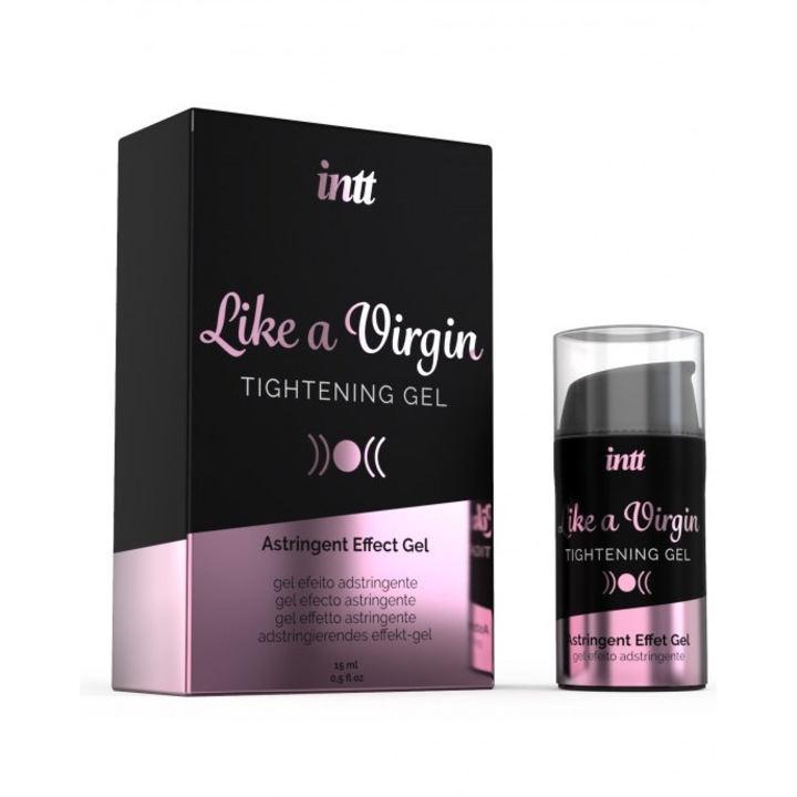 Gel Intt Like a Virgin 15 ml, pentru strangerea si tonifierea peretilor vaginali, efect de virgina, pentru femei