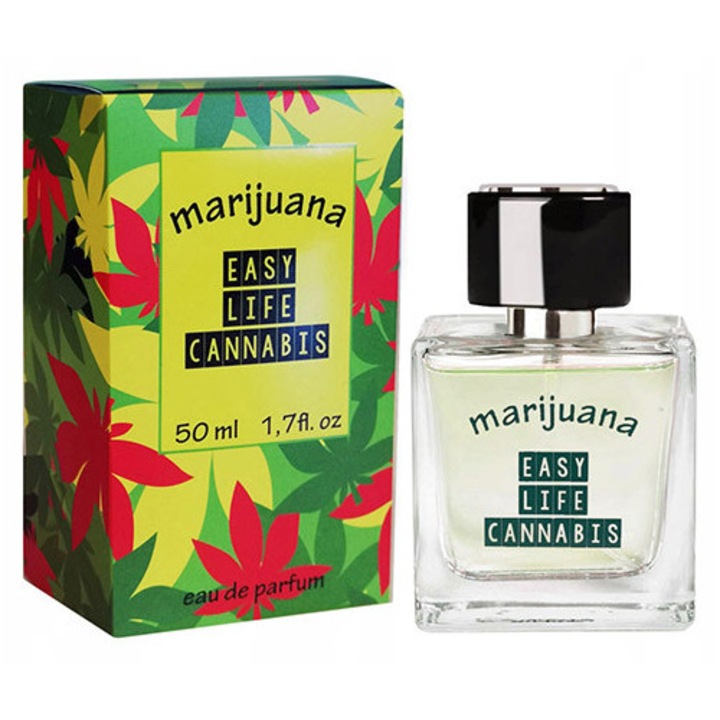 Parfum unisex Aurora Marijuana Cannabis, 50ml, note lemnoase si piper roz