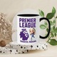Cana cu Barbie, si Echipa de Fotbal Premier League, Ceramica, 330ML, Cu Maner si Interior Negru
