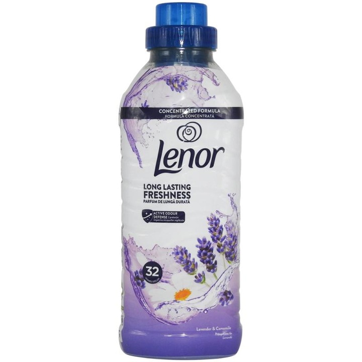 Balsam de rufe Lenor Lavanda & Musetel 675ml, 32 spalari