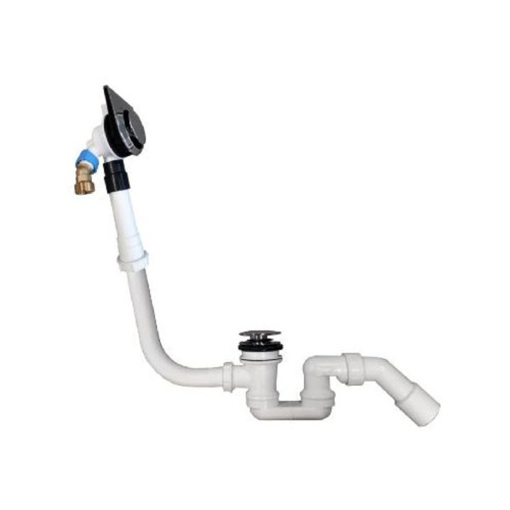 Villeroy & Boch szerelvénykészlet Oberon 2.0 Duo kádhoz, 20 l/perc, 150x220x65mm