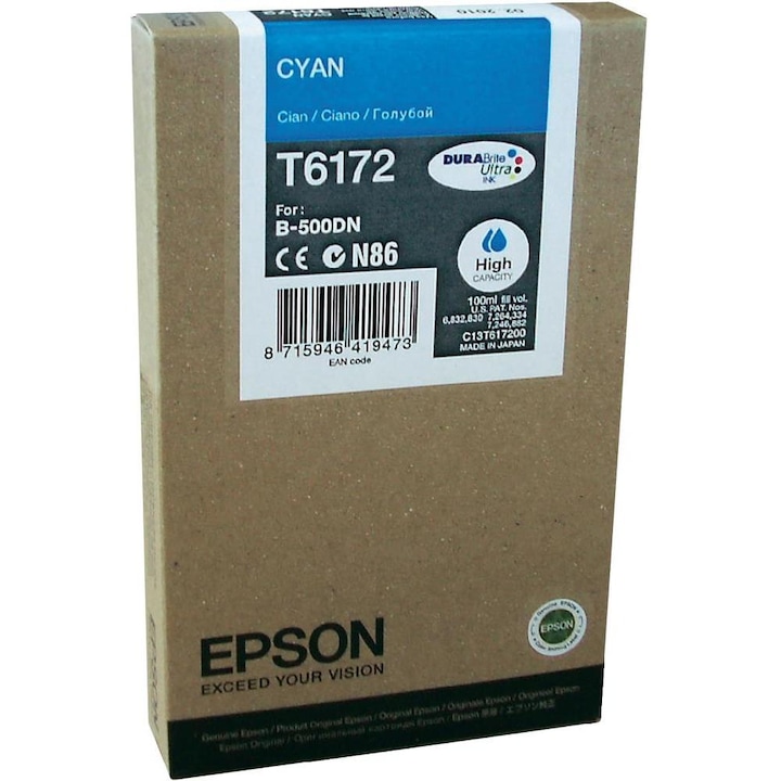 Epson C13T617200 Cián kazetta