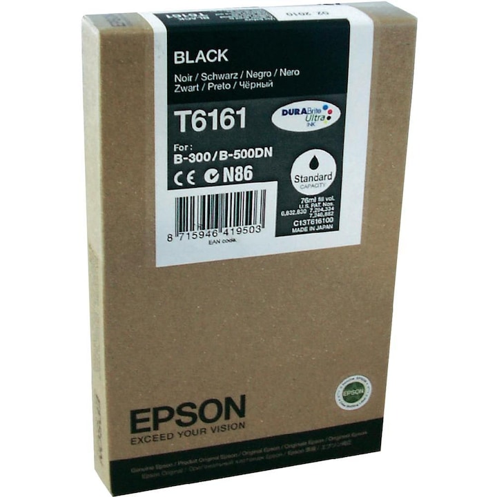 Epson C13T616100 tintapatron, Fekete