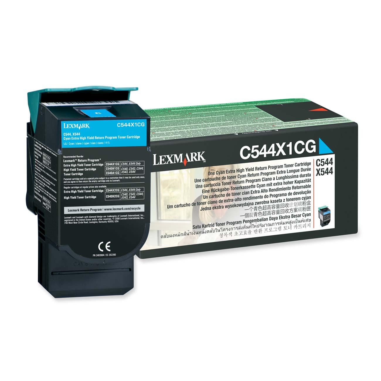 Cartus original Lexmark, 4.000 pagini, compatibil C544 / X544