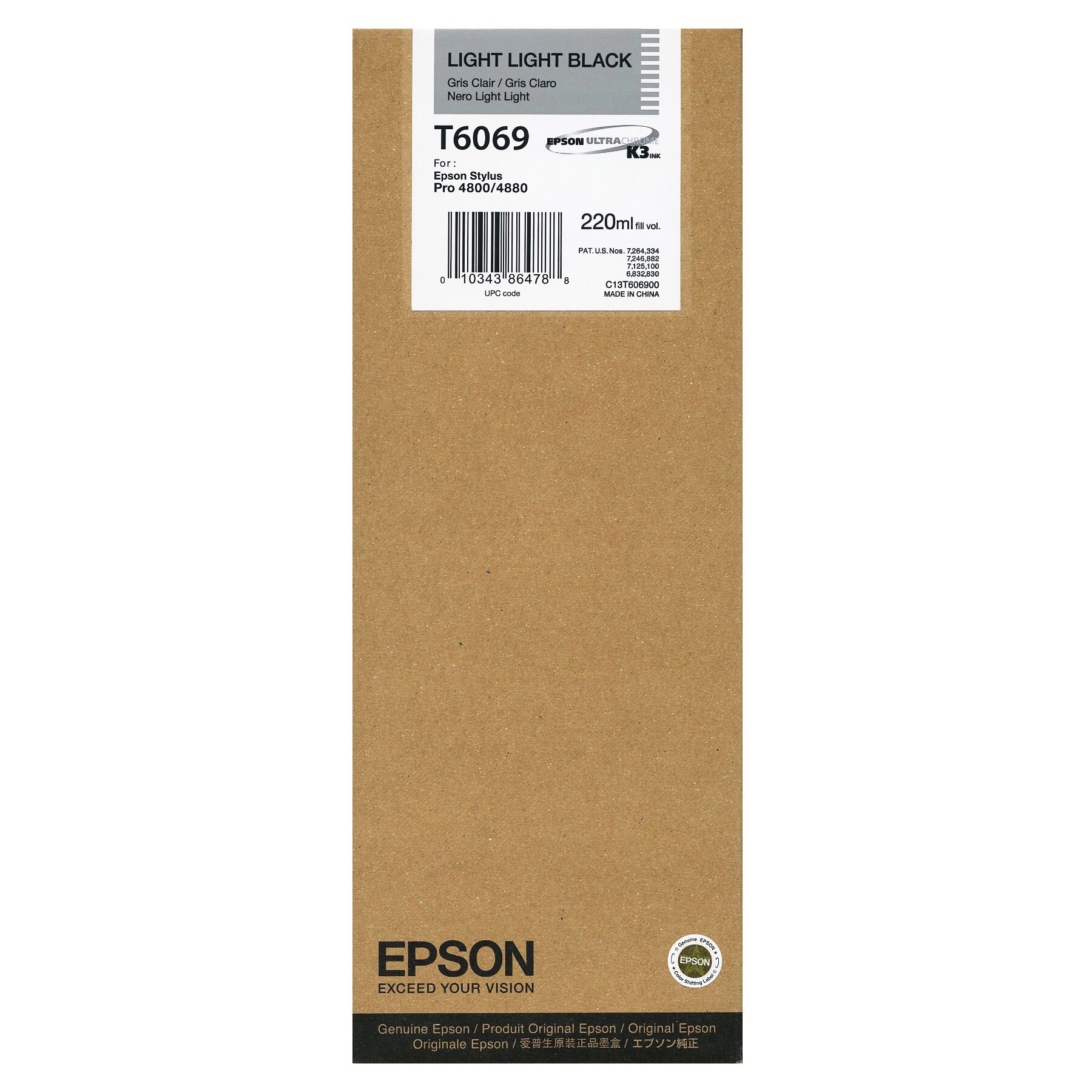 Cartus Epson C13T606900 Light Light Black