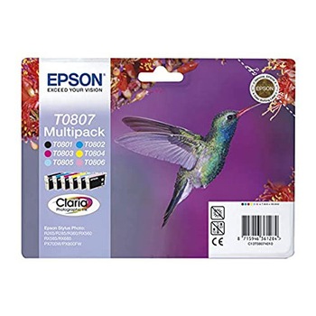 Cartus Epson multipack C13T08074010 Negru, Cyan, Magenta, Galben, Cyan Light, Magenta Light