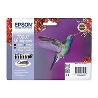 Cartus Epson multipack C13T08074010 Negru, Cyan, Magenta, Galben, Cyan Light, Magenta Light