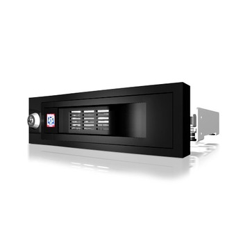 Rack intern trayless Raidsonic 5.25'', suporta HDD-uri 3.5'' SATA, negru Rack intern trayless Raidsonic 5.25'', suporta HDD-uri 3.5'' SATA, negru