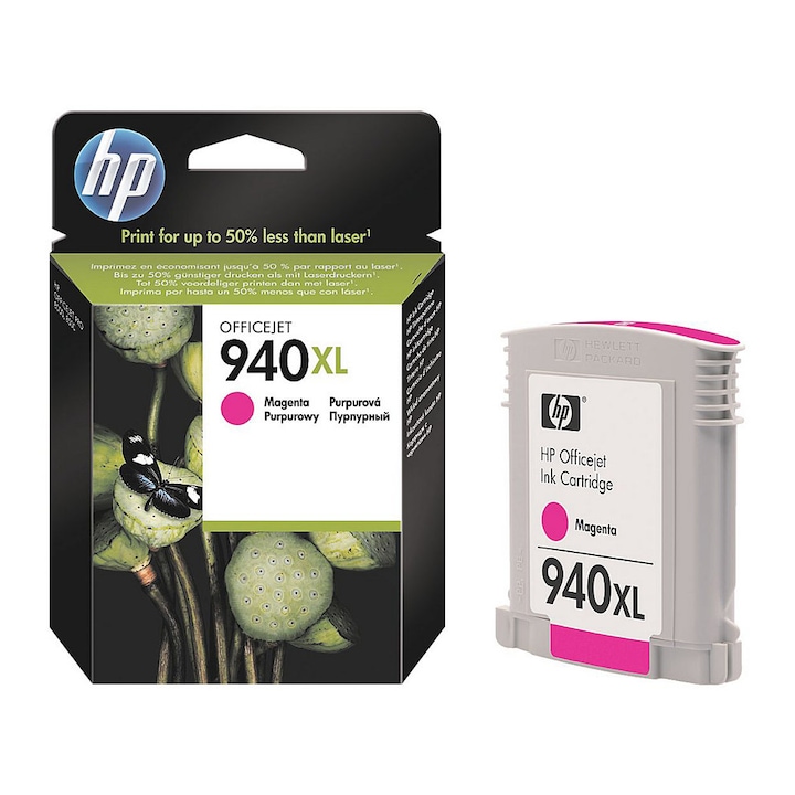 HP 940 XL Officejet tintapatron, Bíborvörös