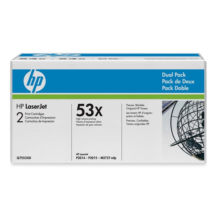Toner DoublePack HP Q7553XD fekete