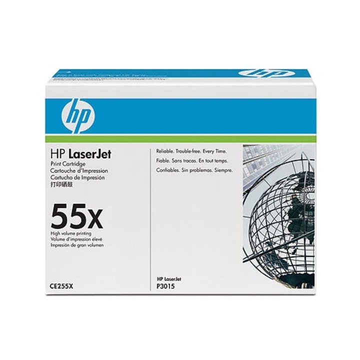 Тонер HP CE255X черен