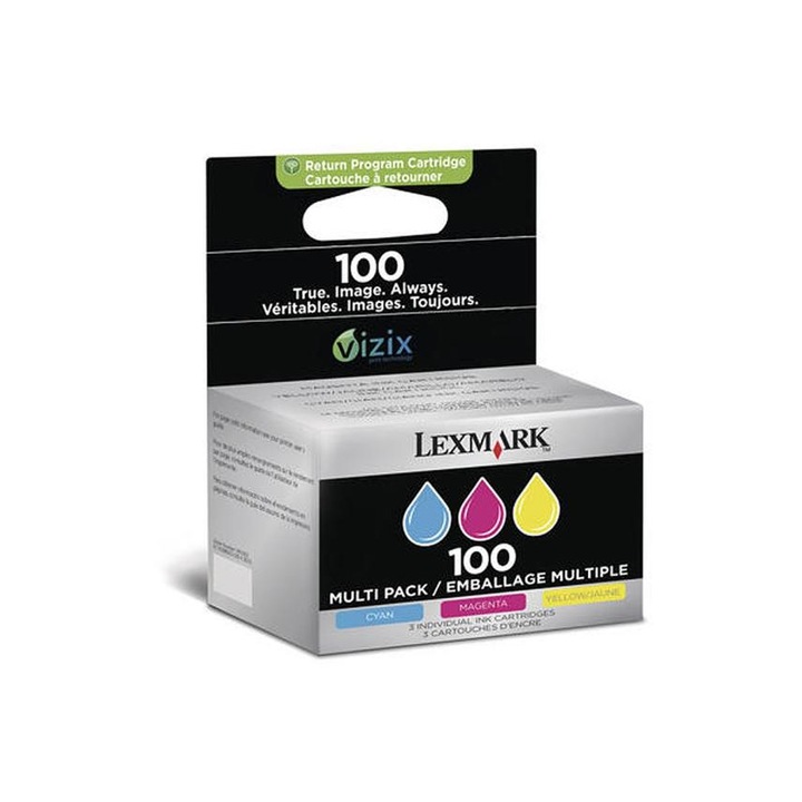 Cartus Lexmark 14N0849 Cyan, Magenta, Galben