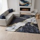 Covor, Tapiso, Crystal Print Nora, 200 x 300 cm, Negru, Inaltime Fir 5 mm, OEKO-TEX, Pentru Living, Dormitor, Rezistent La UV, Rezistent La Pete, Lavabil, Usor de curatat, Rezistent La Intemperii, Impermeabil
