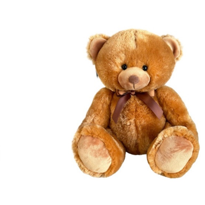 Mingea de plus, 30cm, maro, set de jucarii de plus