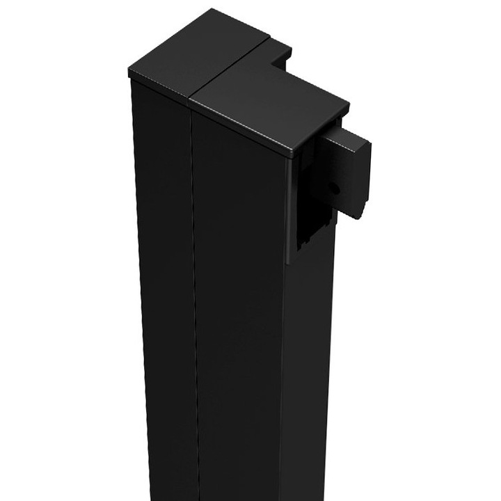 Profil, Polysan DEEP, profil extensibil, 25mm, inaltime 1650mm, negru mat